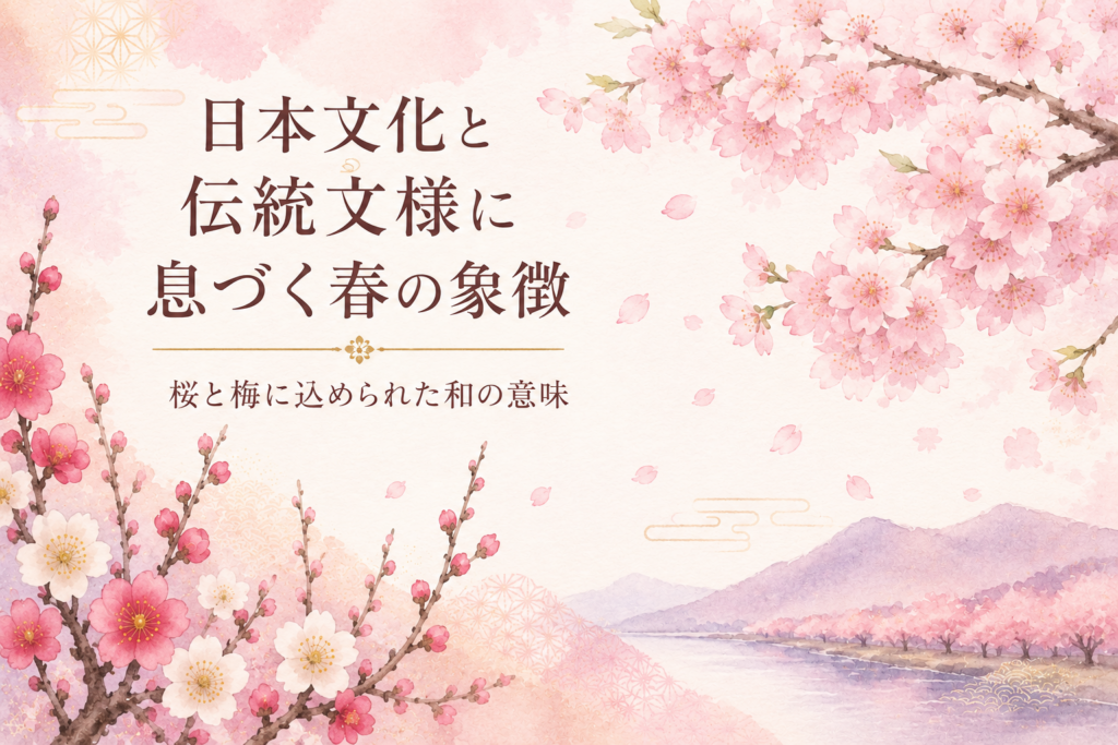 Cherry blossoms symbolize new beginnings, beauty, and the fleeting nature of life, while plum blossoms represent perseverance, resilience, and good fortune